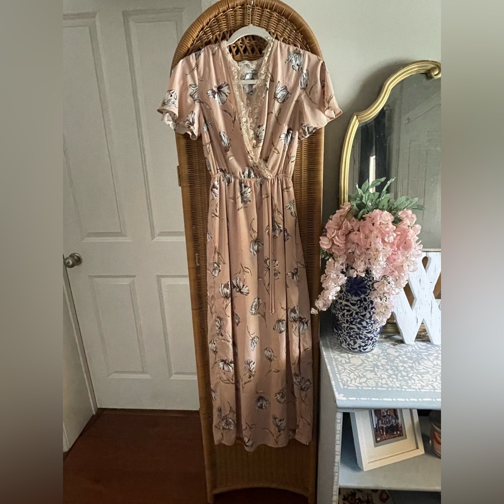 Blush Maxi dress